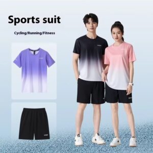 Loose Casual Gradient Sports Suit