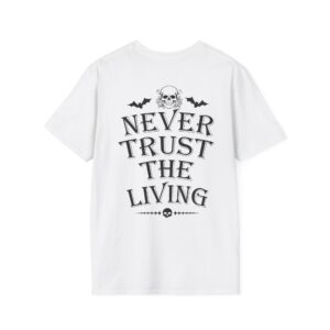 Halloween Graphic Tee, Unisex Softstyle T-Shirt, Spooky T-Shirt, Casual Halloween Wear, Unique Gift for Friends, Never Trust the [...]