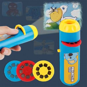 Children's Toy Camera Portable Flashlight Projection Realistic Toys The Animal World Action Toy For Kid Education Toy