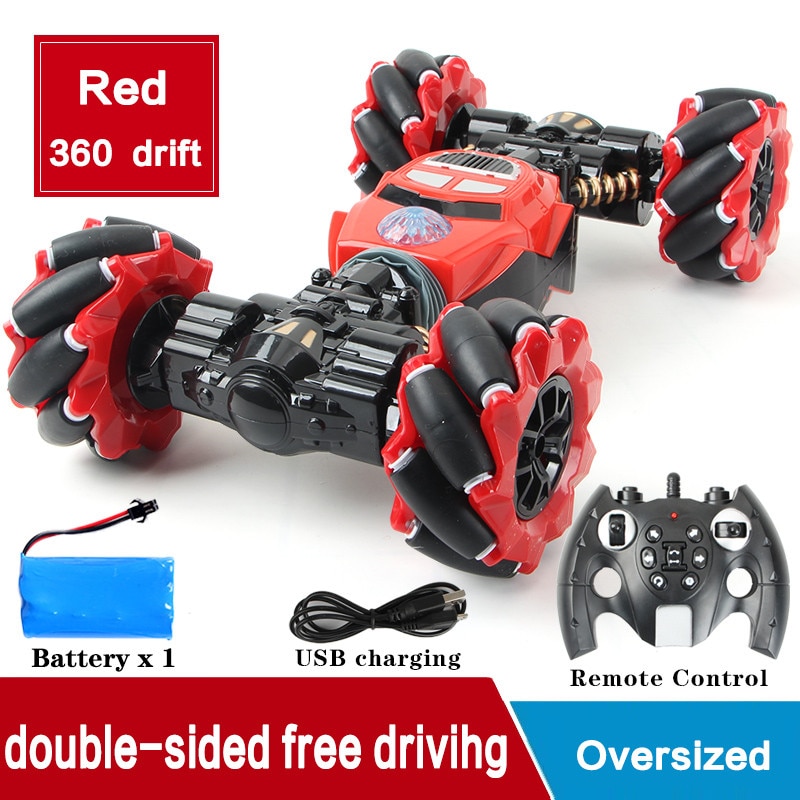RC Car 4WD Radio Control Stunt Car Gesture Induction Twisting Off-Road Vehicle Light Music Drift Toy High Speed Climbing RC Car - Image 6