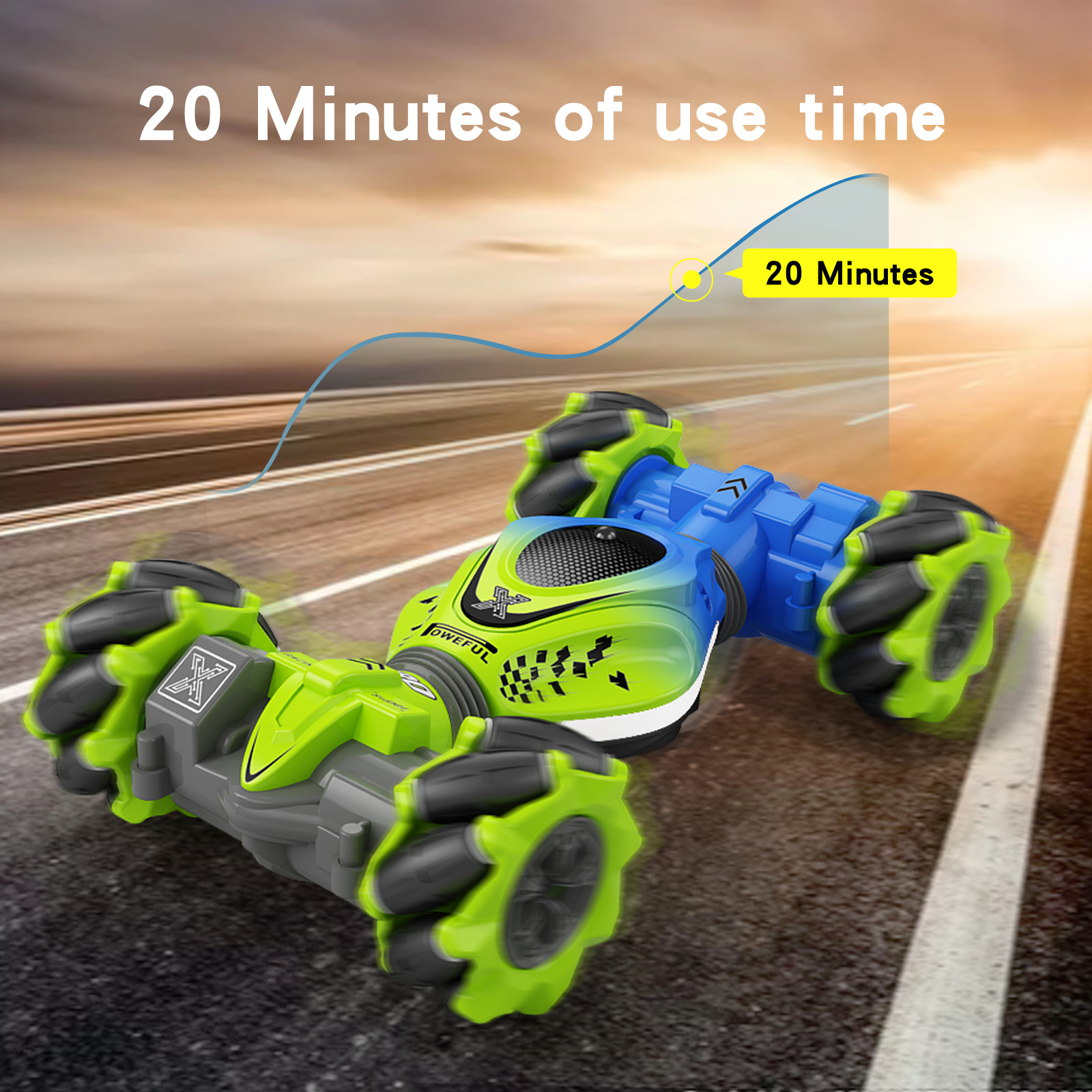 Induction Mini Gesture Twist Car Transform Car Watch Remote Control Double sided Stunt Climbing Toy Remote Control Car - Image 4
