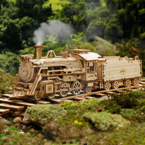 3DIY Hand Assembled Train Jeep Truck Children's Toy Boy Gift Wooden 3D Puzzle