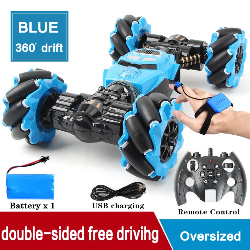 RC Car 4WD Radio Control Stunt Car Gesture Induction Twisting Off-Road Vehicle Light Music Drift Toy High Speed Climbing RC Car - Image 7